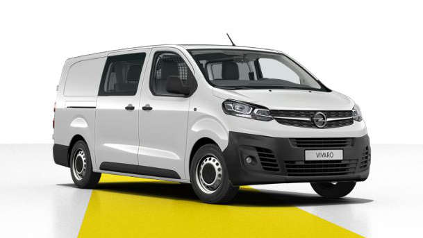 Opel Vivaro Crew Cab, вигляд спереду