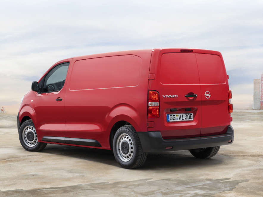 Opel Vivaro, вигляд ззаду