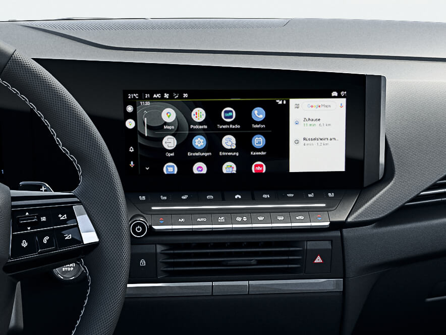 Opel Astra, інформаційно-розважальна система