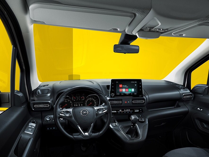 Opel Combo, місце водія та пасажира